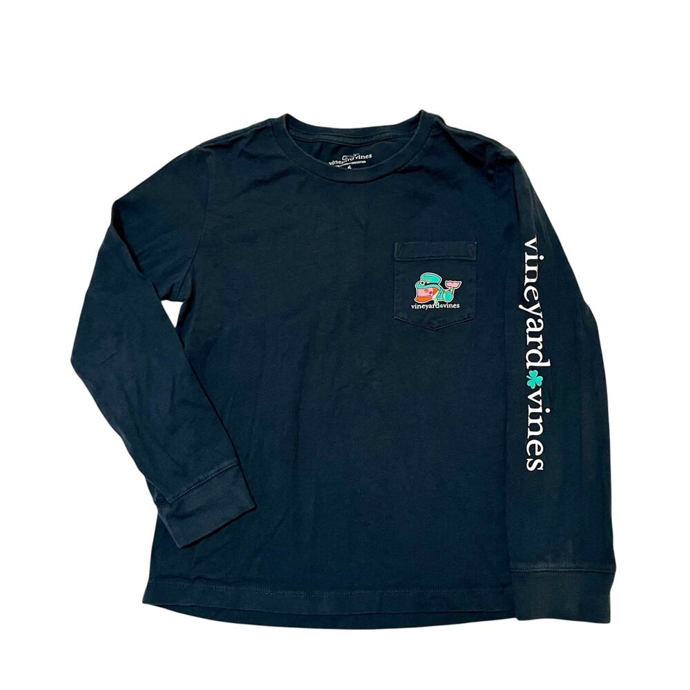 Vineyard Vines Leprechaun Whale St Patrick’s Day Tee Size 6